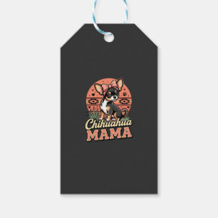 Süße Chihuahua-Mama-Schleife-Hundemama Geschenkanhänger