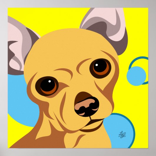 Süße Chihuahua Poster (Vorne)