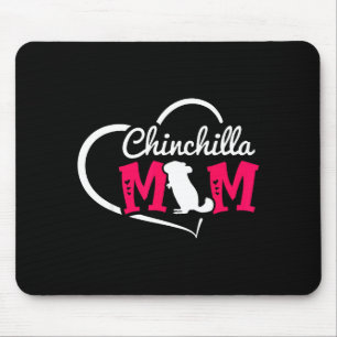 Süße Chinchilla-Mama Chinchilla Herz Süße Chinchil Mousepad