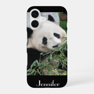 Süße chinesische Große Panda mit schwarzer Trim, b iPhone 16 Hülle