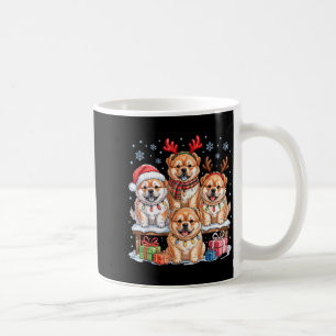 Süße Chow Chow Weihnachts Welpen Hunde Liebhaber L Kaffeetasse