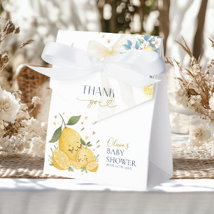 Süße Ciao Baby Aquarell-Zitrus-Gelbe Zitronen Geschenkschachtel
