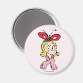 Süße Cindy Lou Who Porträt Magnet (Vorderseite/Rückseite)