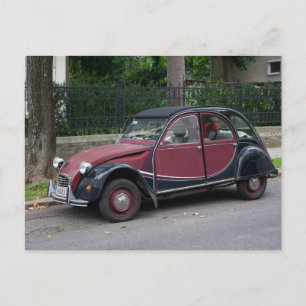 Süße Citroen 2CV Charleston Postkarte
