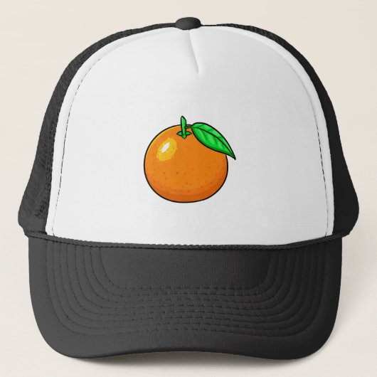 Süße Clementine Truckerkappe (Vorderseite)