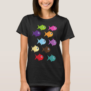 Süße Clownfisch-Illustration T-Shirt