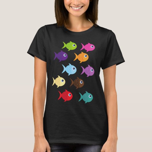 Süße Clownfisch-Illustration T-Shirt (Vorderseite)