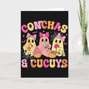 Süße Conchas und Cucuys Geist Lustiger Mexikanisch Karte