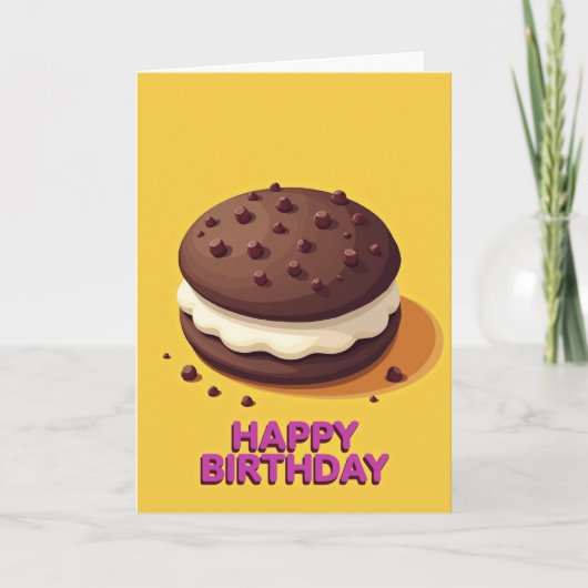 Süße Cookie-Kunstkarte Karte (Vorderseite)
