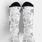 süße, coole und limitierte Crew Socke (Oben)