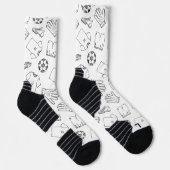 süße, coole und limitierte Crew Socke (Rechts)