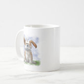 Süße Corgi-Cartoon Kaffeetasse (Vorderseite Links)