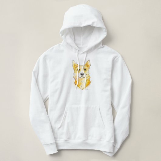 Süsse Corgi Hoodie (Design vorne)