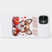 Süße Corgi Liebe Case-Mate iPhone Hülle (Rückseite (Horizontal))
