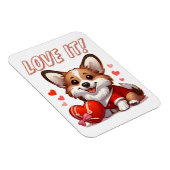 Süße Corgi Liebe Magnet (Rechte Seite)
