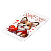 Süße Corgi Liebe Magnet (Linke Seite)