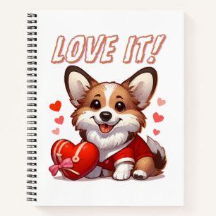 Süße Corgi Liebe Notizblock
