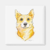 Süsse Corgi Magnet (Vorne)