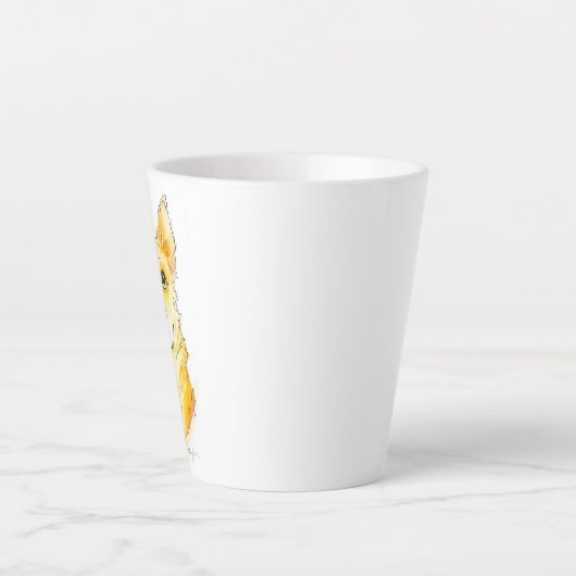 Süsse Corgi Milchtasse (Vorderseite)