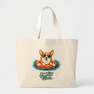 Süße Corgi Sommerurlaub Mode Tragetasche Lustige