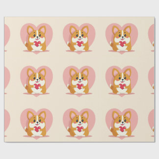 süße Corgi-Verpackung Geschenkpapier