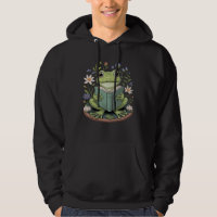 Süße Cottagecore Florale Frosch-Ästhetik Natur