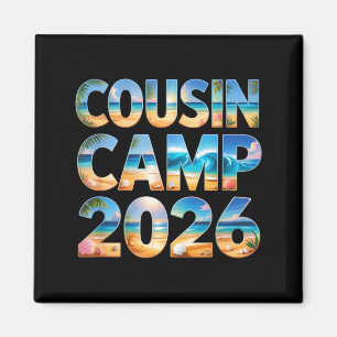 Süße Cousin-Camp-2026-Crew-Familientreffen-Reise Magnet