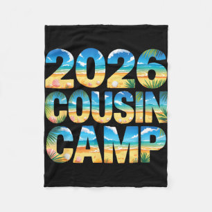Süße Cousin-Camp-Crew-Ferien-Trip-Surfing 2026 Fleecedecke