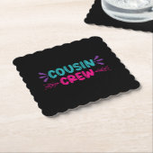 Süße Cousin Crew Untersetzer (angewinkelt)