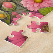 Süße Cowgirl Pferd Blumen Puzzle (Seite)