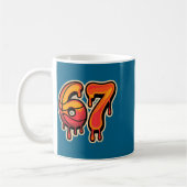 Süße Creme Six Drip Basketball Eis 67 Sieben Kaffeetasse (Links)