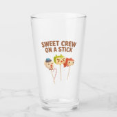 Süße Crew: Charakter-Cake-Pops am Stiel Glas (Vorderseite)
