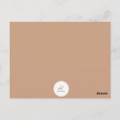 Süße Cupcake-Geburtstags-Grußkarte Postkarte (Rückseite)