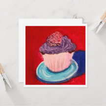 Süße Cupcake-Karte