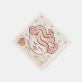 Süße Cupcake-Servietten Serviette (Ecke)
