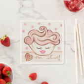 Süße Cupcake-Servietten Serviette (Beispiel)
