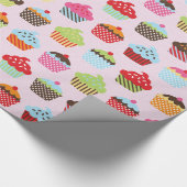 Süße Cupcakes Geschenkpapier (Ecke)