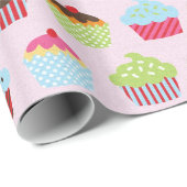 Süße Cupcakes Geschenkpapier (Rolleneckpunkt)