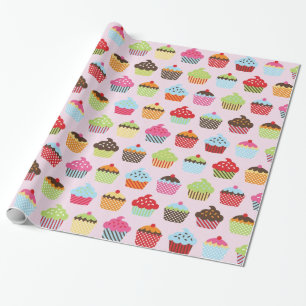 Süße Cupcakes Geschenkpapier