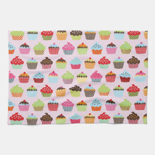 Süße Cupcakes Geschirrtuch