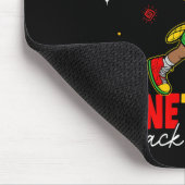 Süße Dabbing Schwarze Mädchen Kleinkind Schwarze P Mousepad (Ecke)