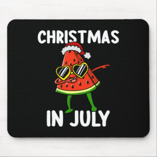 Süße Dabbing Wassermelone Weihnachten im Juli Somm Mousepad