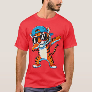 Süße Dabbingiger Menoddler Jungen Tier Wildkatzen  T-Shirt