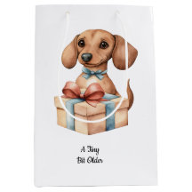 Süße Dachshund-Geburtstags-Tasse Ein bisschen älte