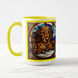 Süße Dachshund-Keramik-Kaffeetasse Tasse