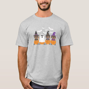 Süße Dachshunde Halloween-Party T-Shirt