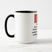 Süße Dad-Definition Tasse (Links)