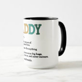 Süße Daddy-Definition Tasse (VorderseiteRechts)