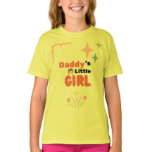 : Süße Daddy's Little Girl Sterne und Glitzer Kind