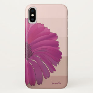 Süße Daisy, Blume, Streifen - Personalisiert Case-Mate iPhone Hülle